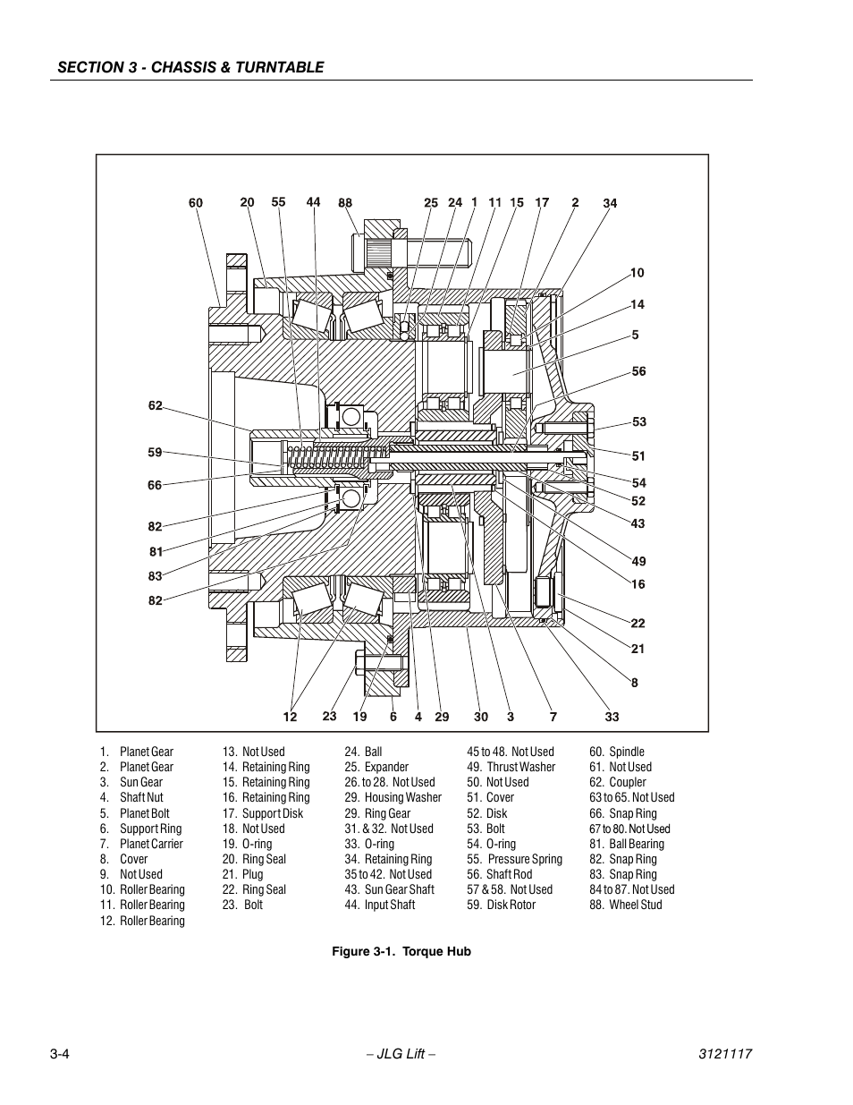 Torque hub -4 | JLG M600 ANSI Service Manual User Manual | Page 42 / 222