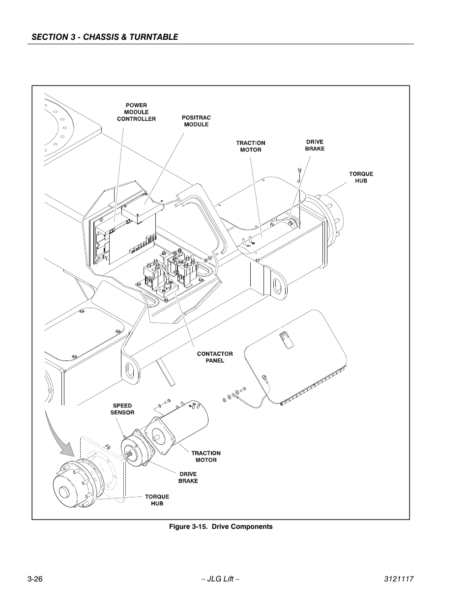 Drive components -26 | JLG M600 ANSI Service Manual User Manual | Page 64 / 222