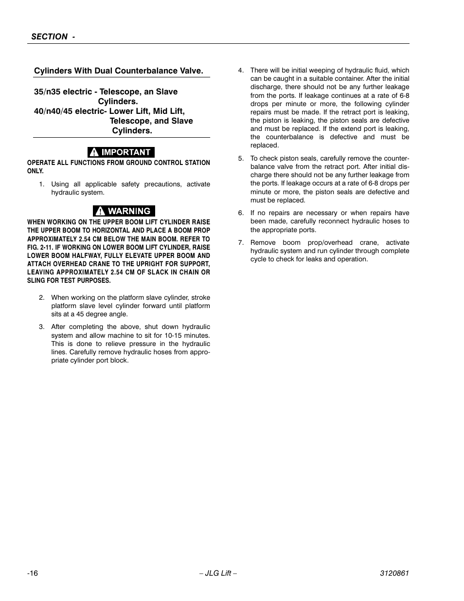 JLG 45e Service Manual User Manual | Page 42 / 98