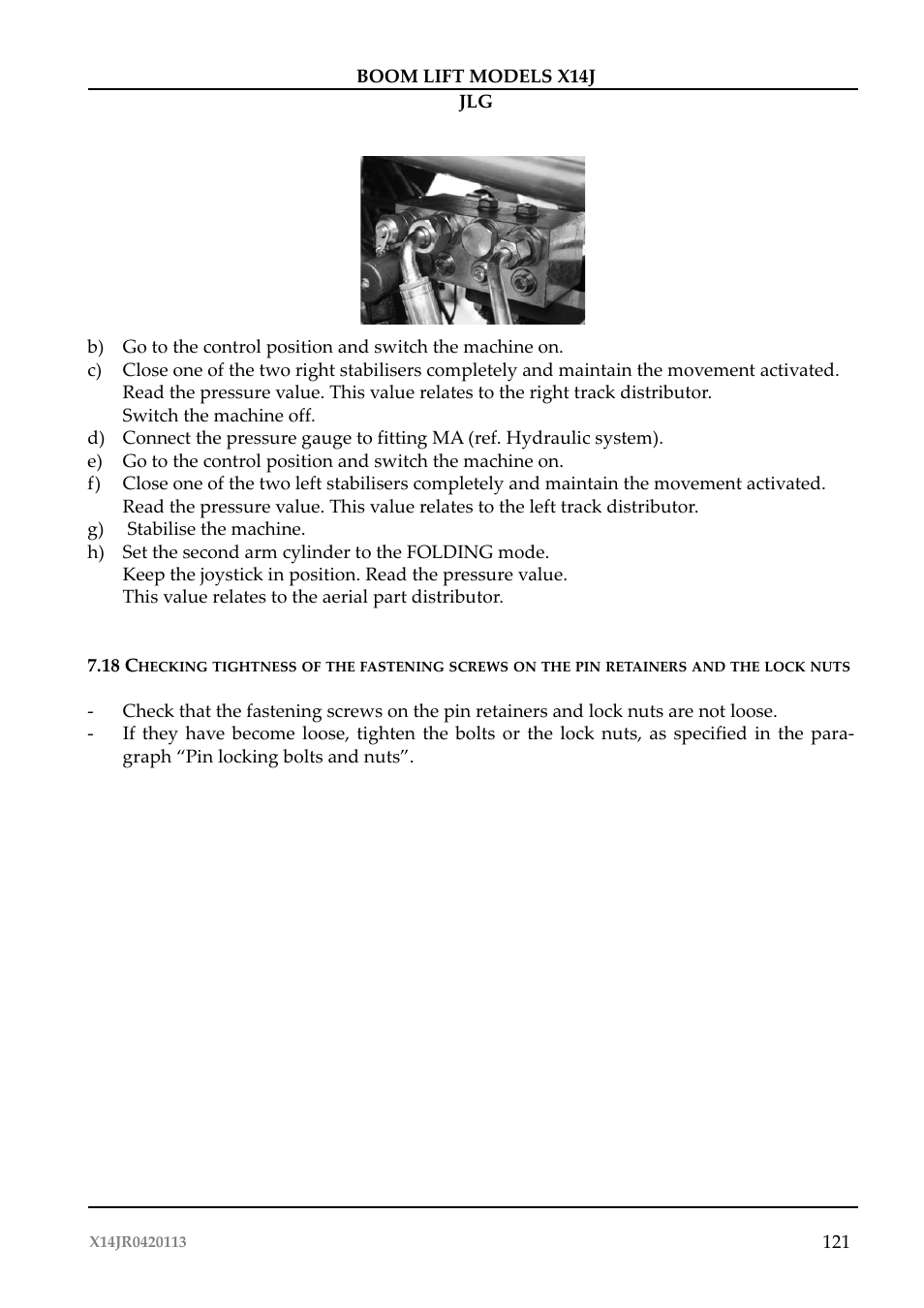JLG X14J Operator Manual User Manual | Page 125 / 169