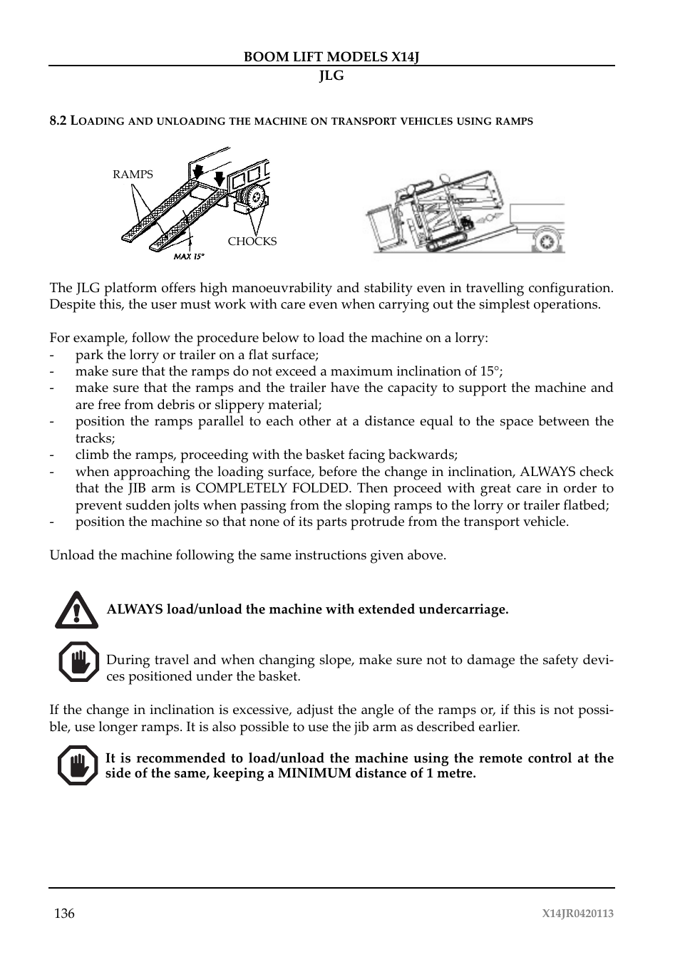 JLG X14J Operator Manual User Manual | Page 140 / 169