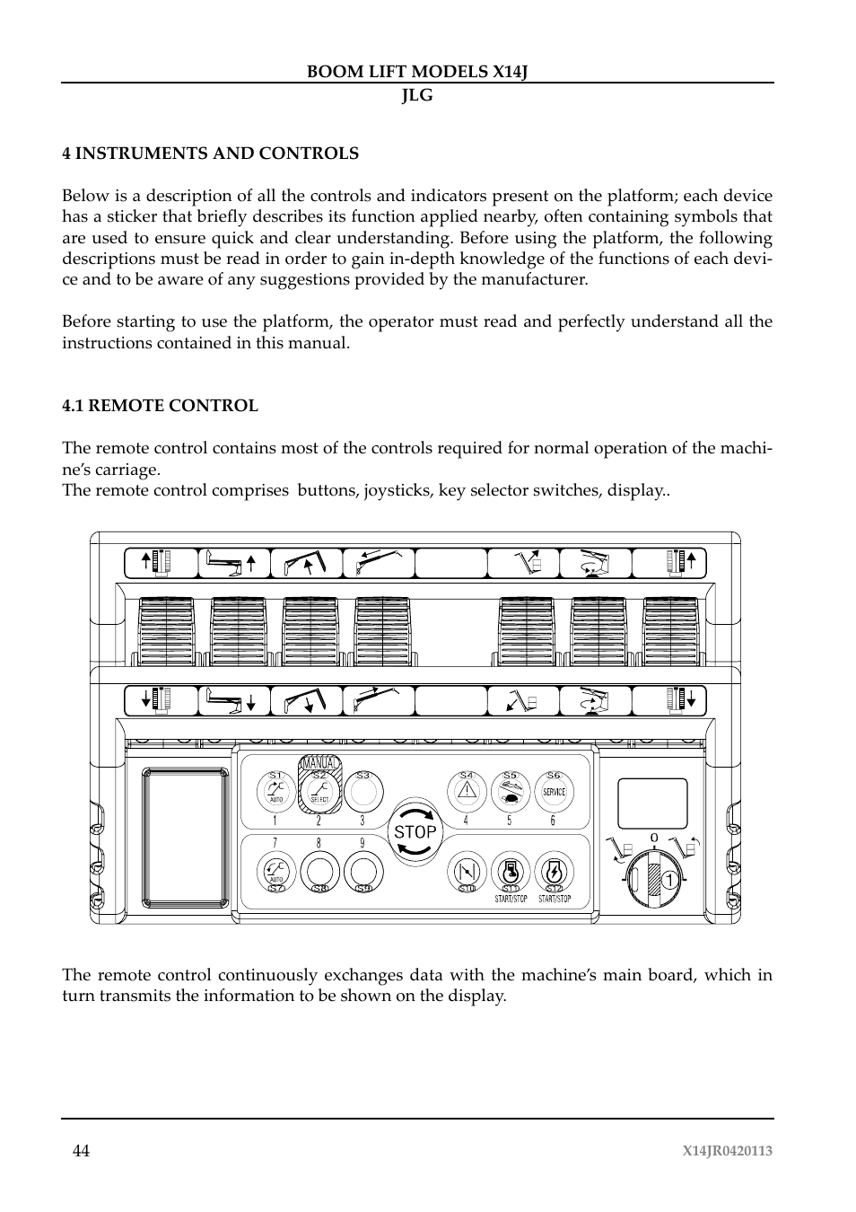 JLG X14J Operator Manual User Manual | Page 48 / 169