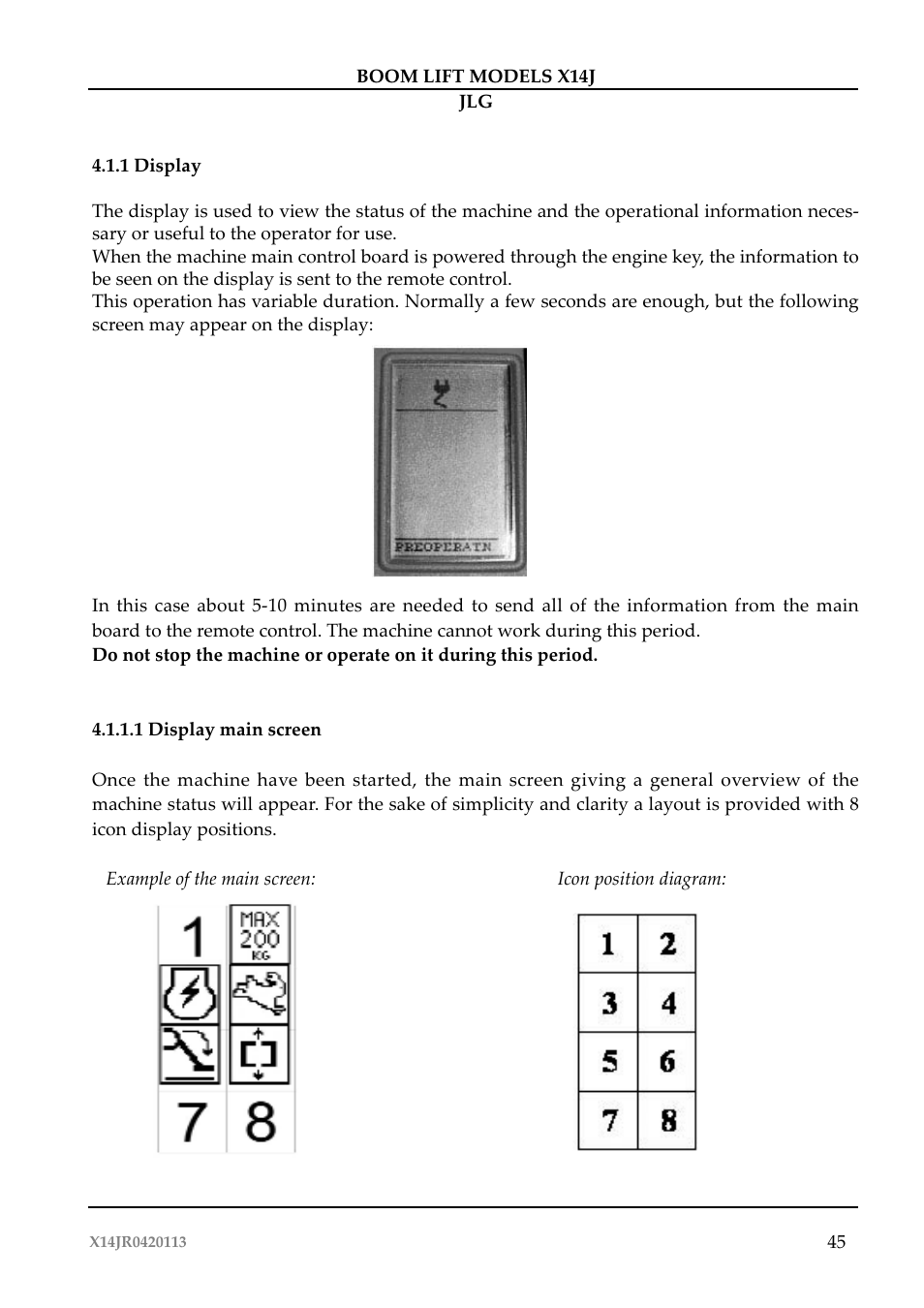 JLG X14J Operator Manual User Manual | Page 49 / 169
