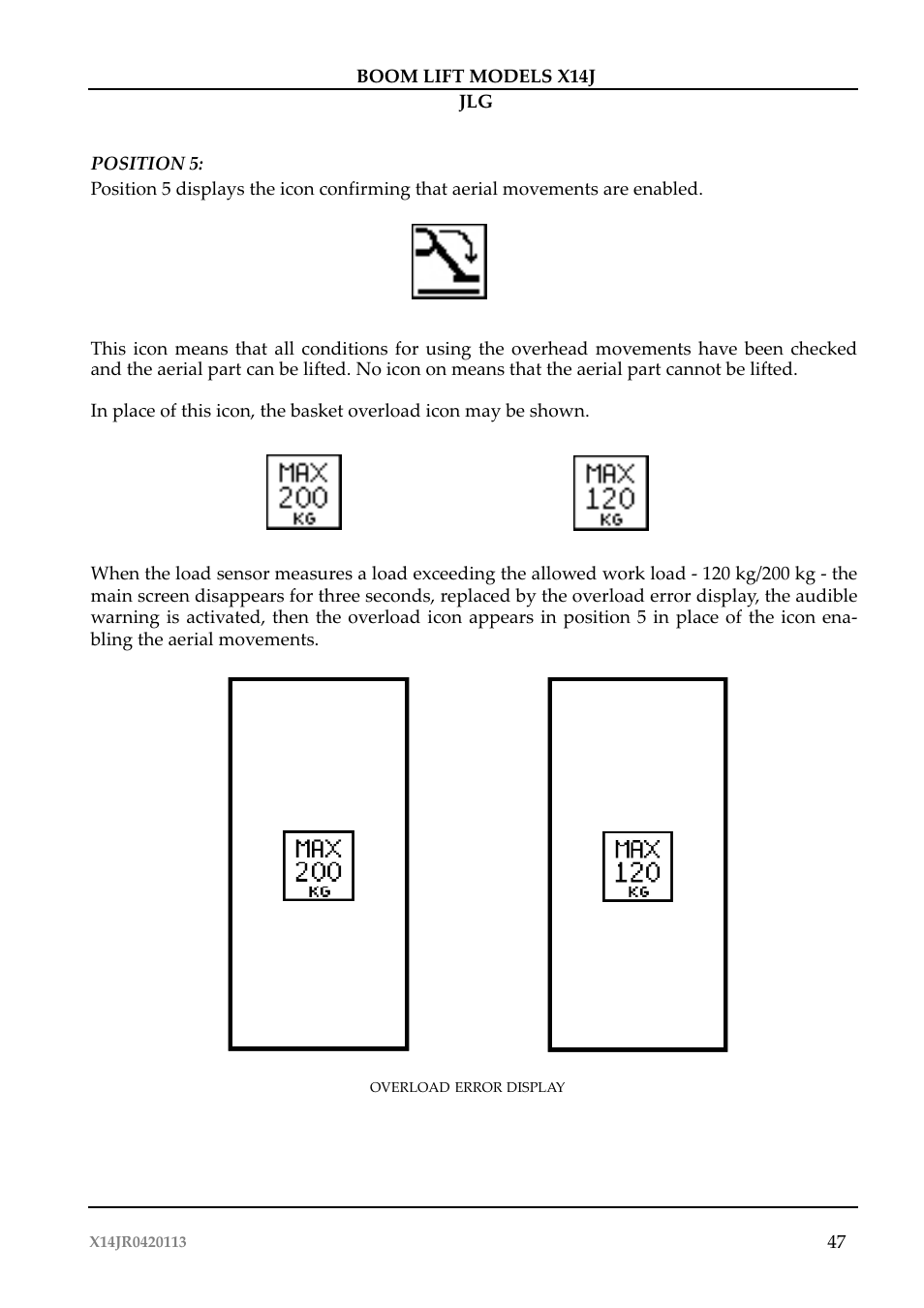 JLG X14J Operator Manual User Manual | Page 51 / 169