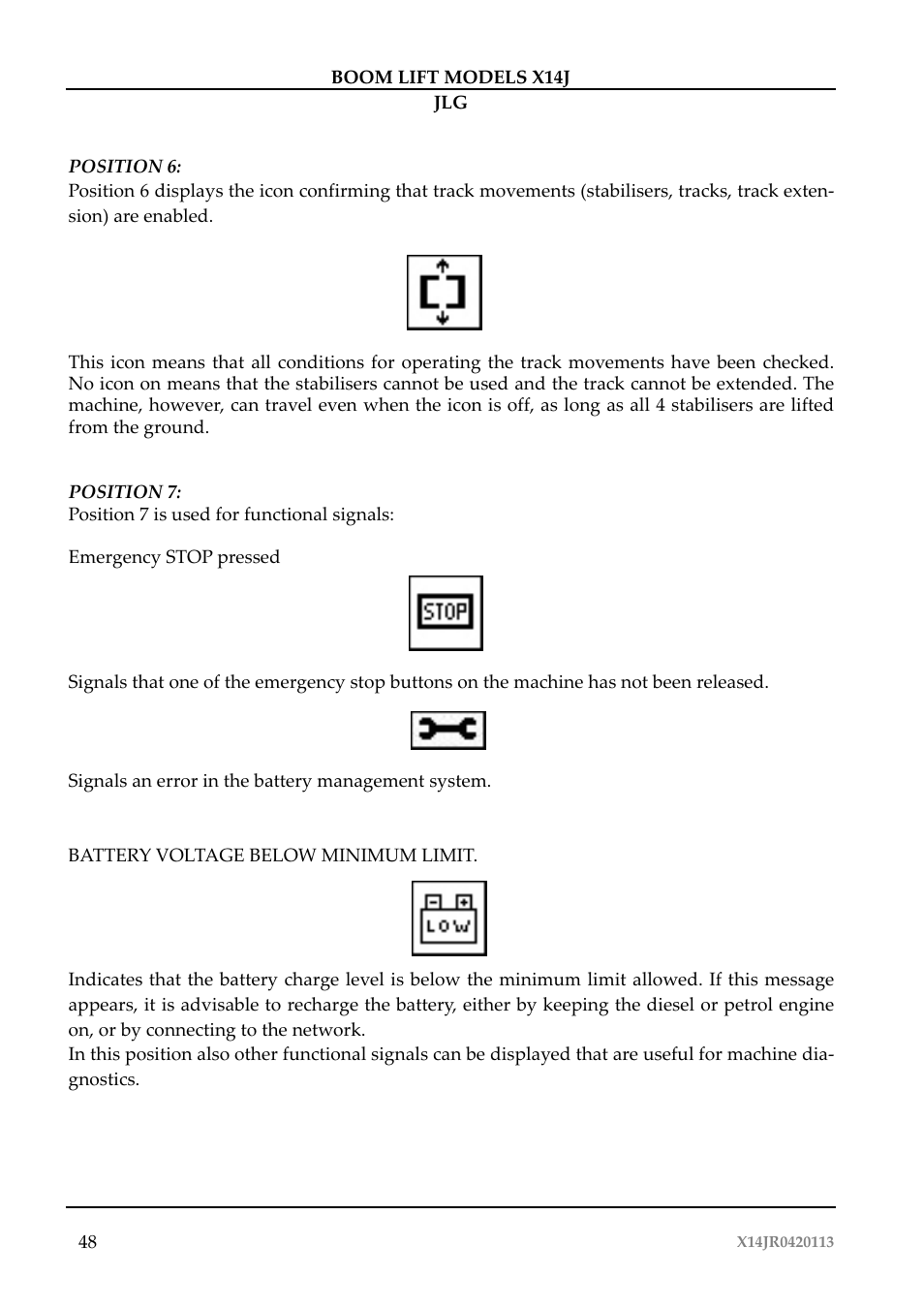 JLG X14J Operator Manual User Manual | Page 52 / 169