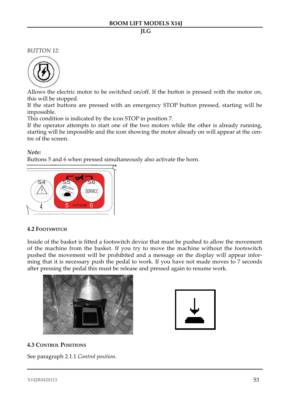 JLG X14J Operator Manual User Manual | Page 57 / 169