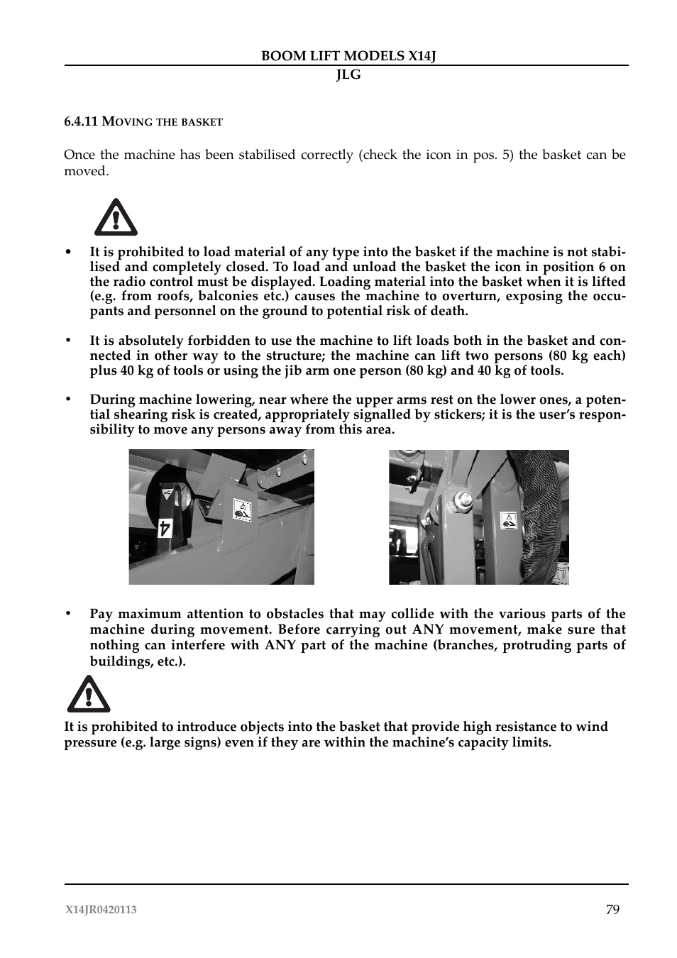 JLG X14J Operator Manual User Manual | Page 83 / 169