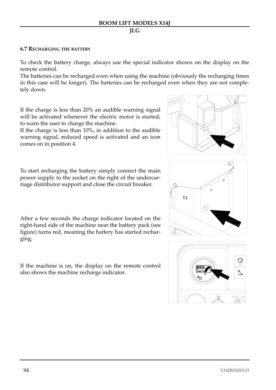 JLG X14J Operator Manual User Manual | Page 98 / 169