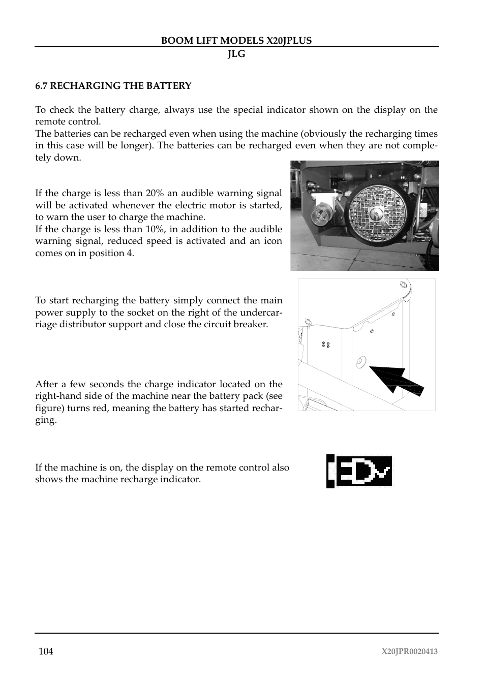 JLG X20J Plus Operator Manual User Manual | Page 108 / 178