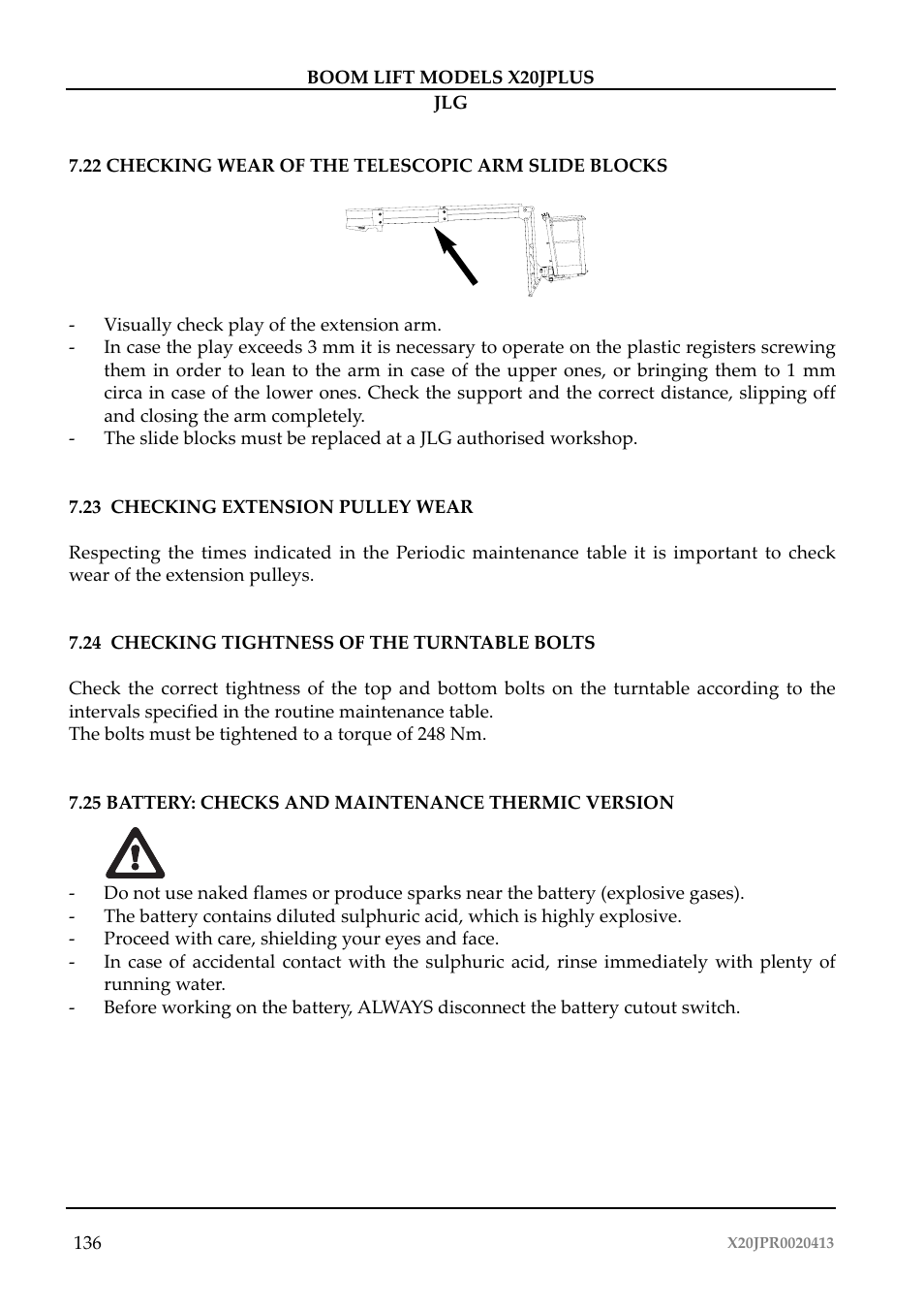 JLG X20J Plus Operator Manual User Manual | Page 140 / 178