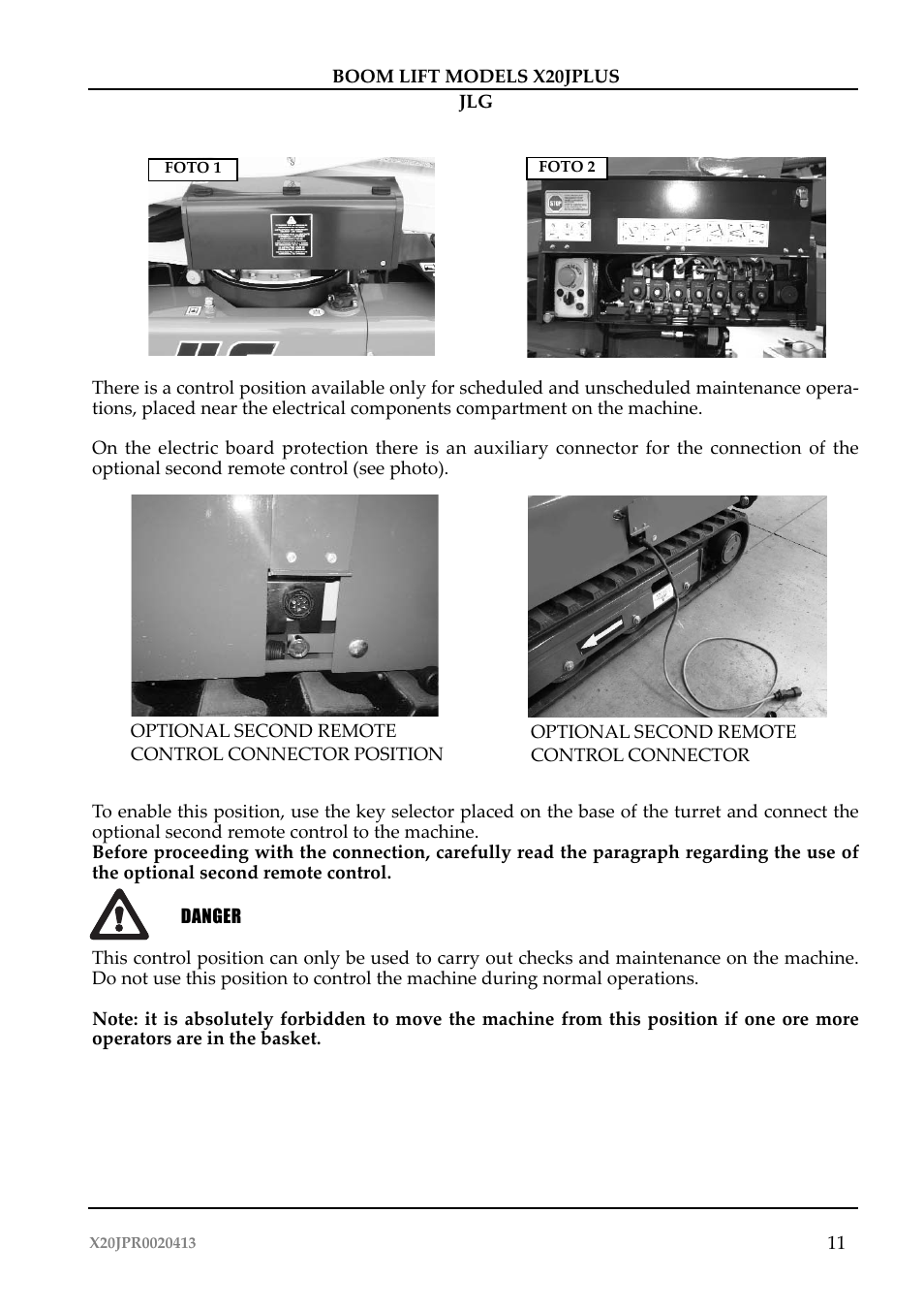 JLG X20J Plus Operator Manual User Manual | Page 15 / 178