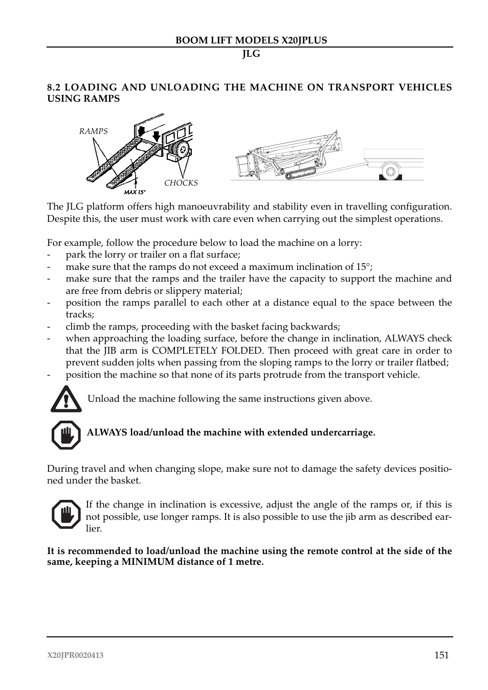 JLG X20J Plus Operator Manual User Manual | Page 155 / 178