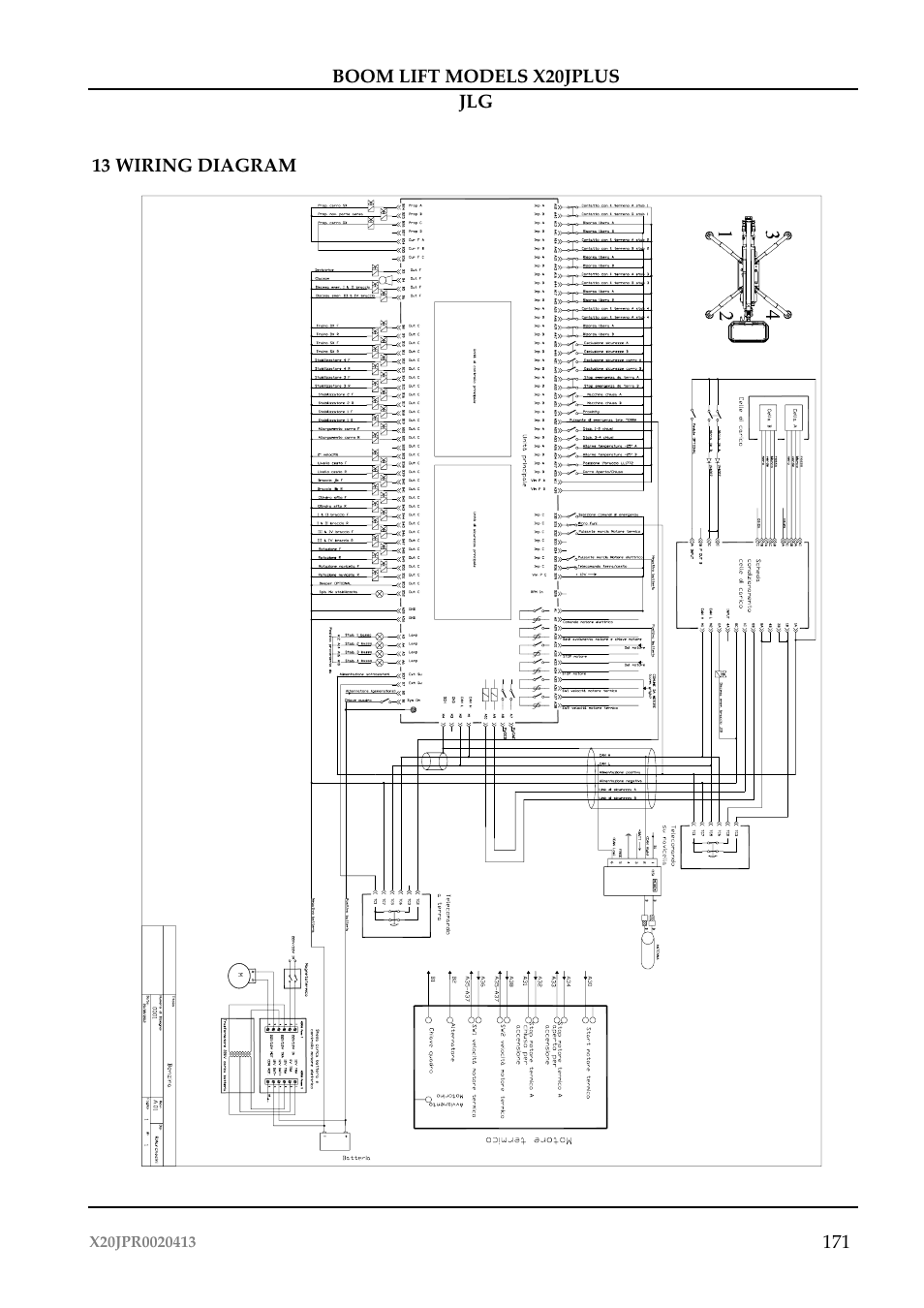 JLG X20J Plus Operator Manual User Manual | Page 175 / 178
