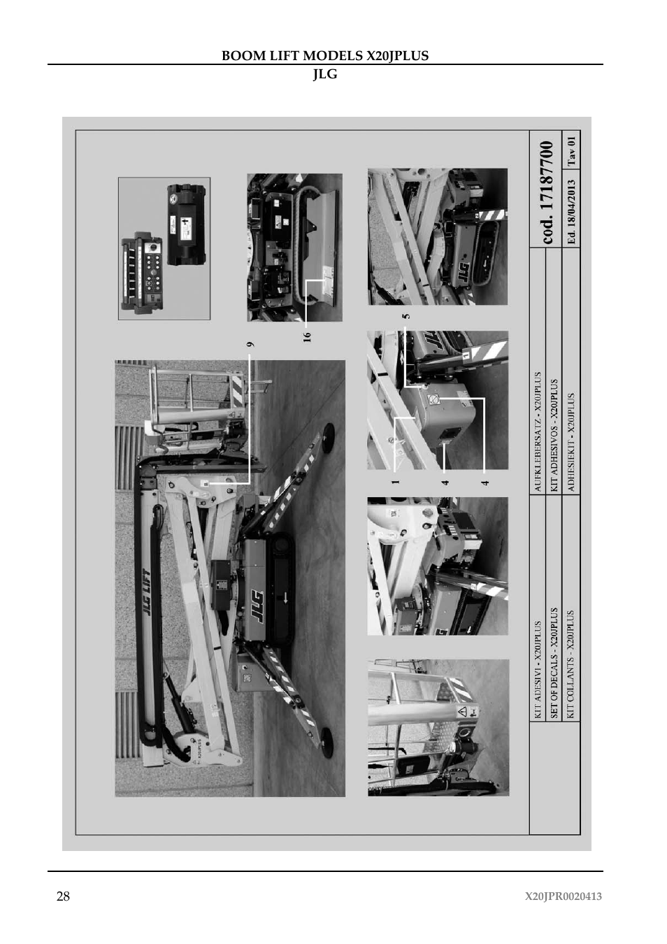 JLG X20J Plus Operator Manual User Manual | Page 32 / 178