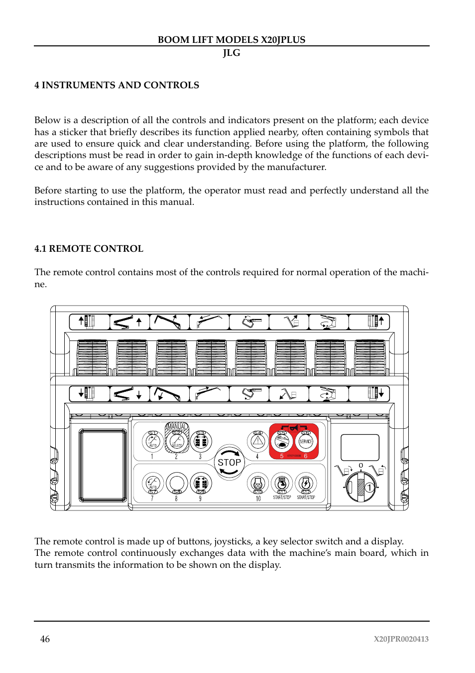 JLG X20J Plus Operator Manual User Manual | Page 50 / 178