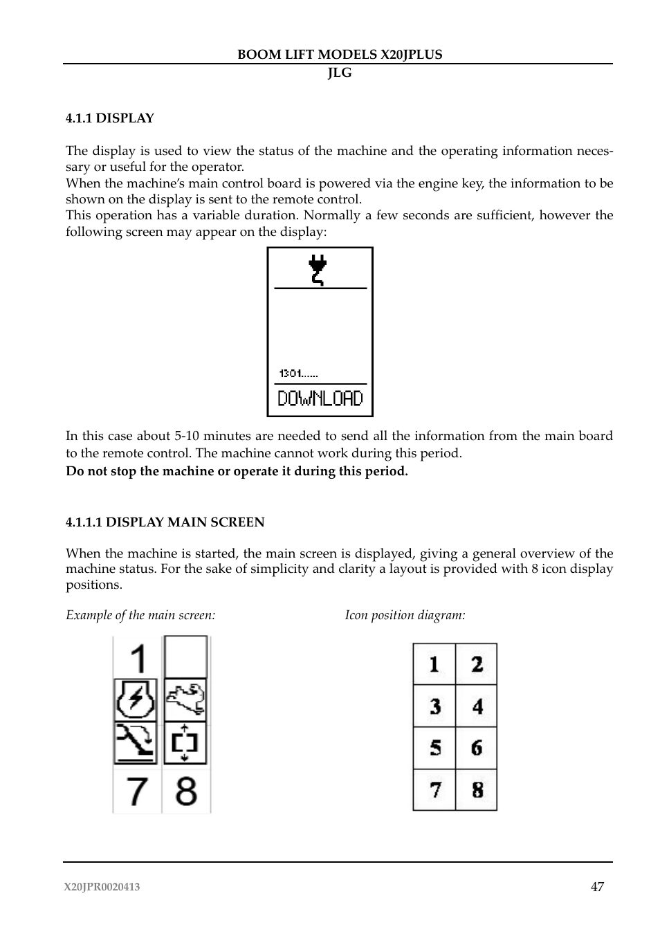 JLG X20J Plus Operator Manual User Manual | Page 51 / 178