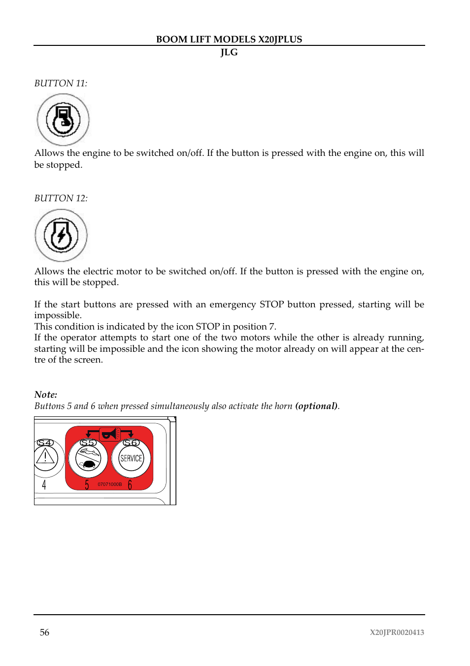 JLG X20J Plus Operator Manual User Manual | Page 60 / 178