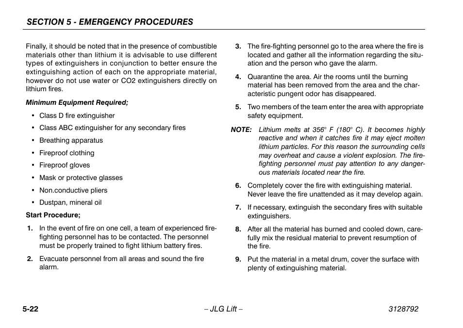 JLG X390AJ Operator Manual User Manual | Page 100 / 138