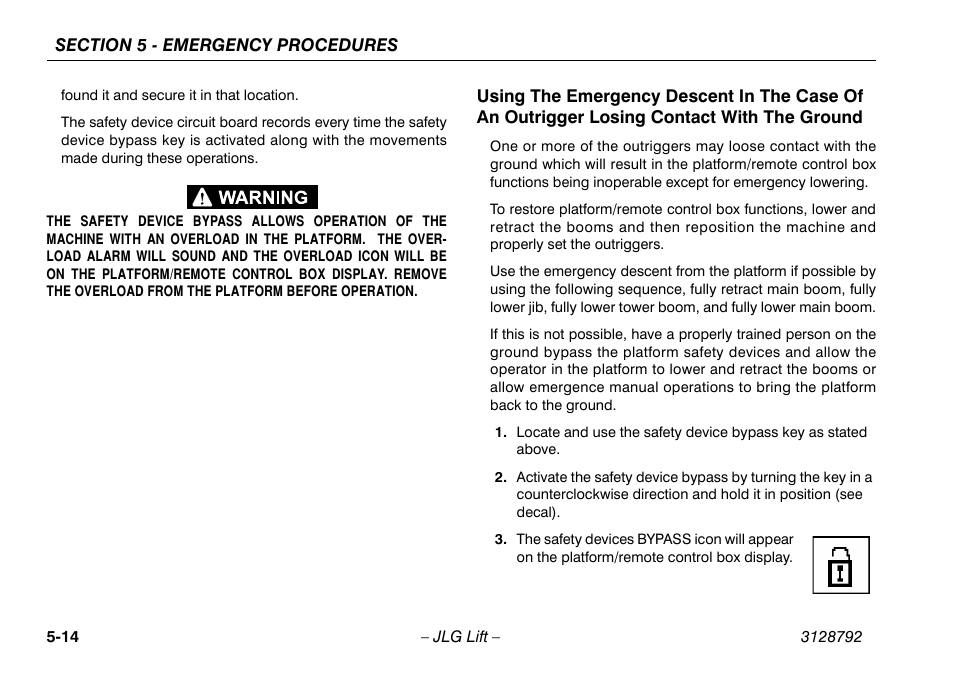 JLG X390AJ Operator Manual User Manual | Page 92 / 138