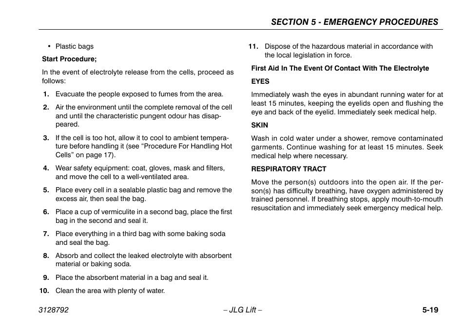 JLG X390AJ Operator Manual User Manual | Page 97 / 138