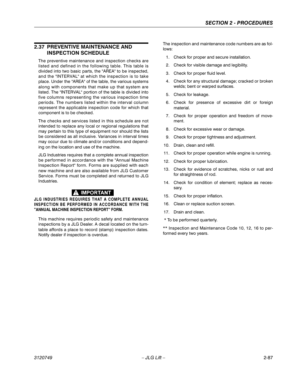 JLG 450AJ ANSI Service Manual User Manual | Page 105 / 152