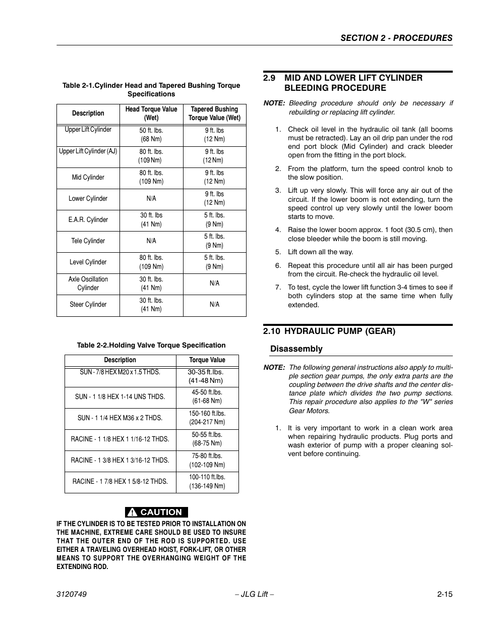 JLG 450AJ ANSI Service Manual User Manual | Page 33 / 152