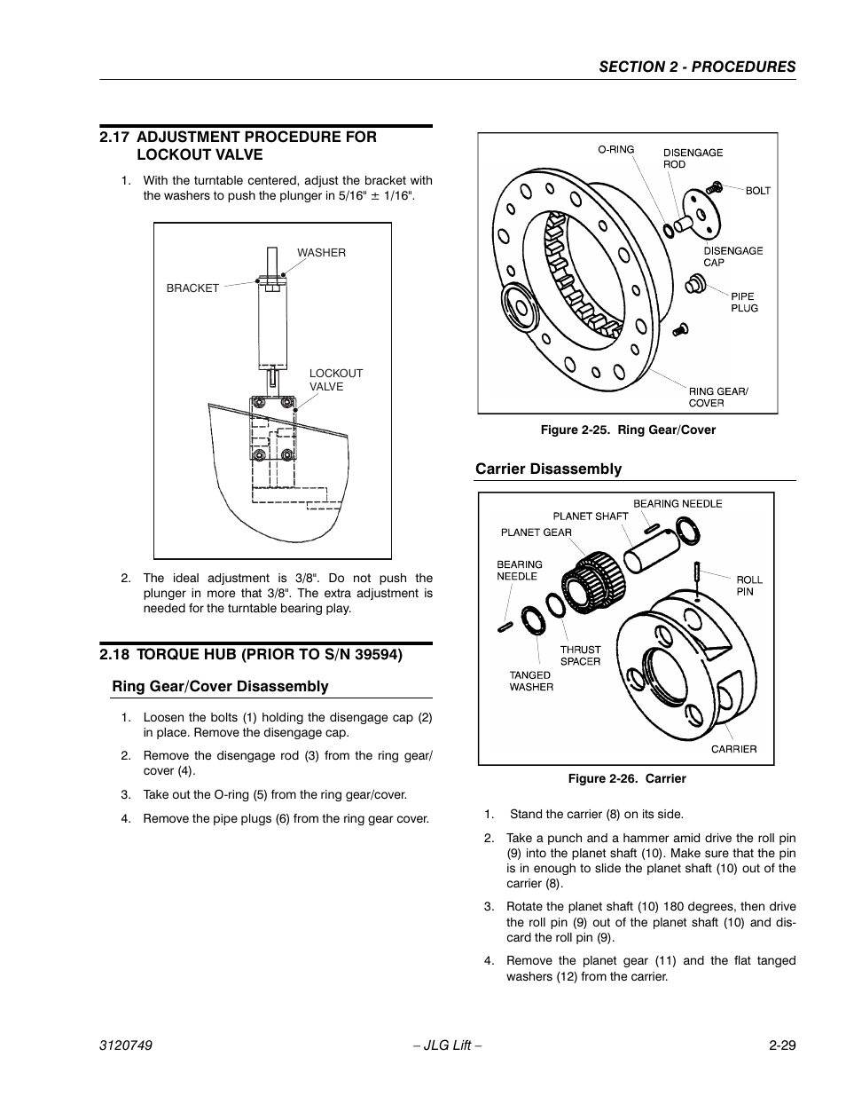 JLG 450AJ ANSI Service Manual User Manual | Page 47 / 152