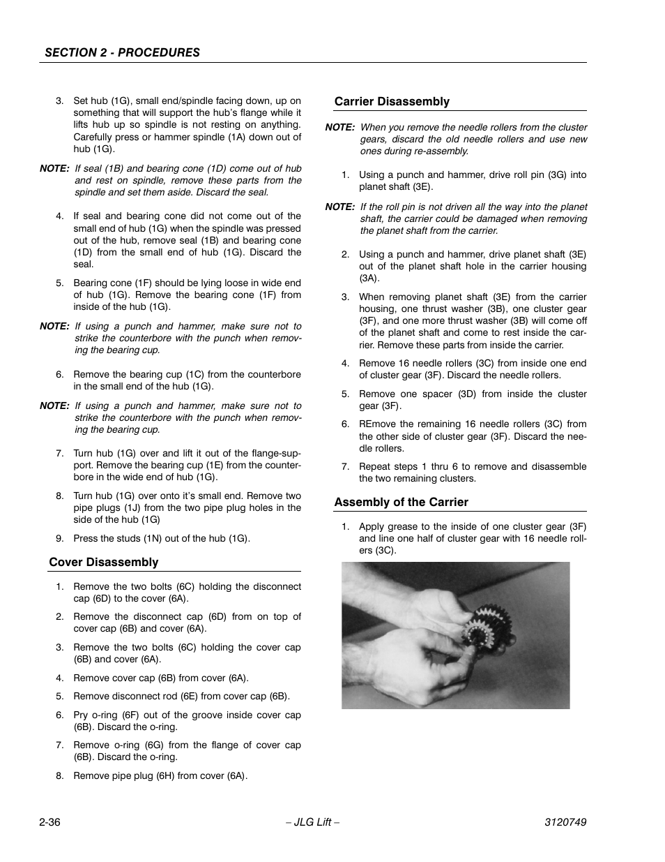 JLG 450AJ ANSI Service Manual User Manual | Page 54 / 152