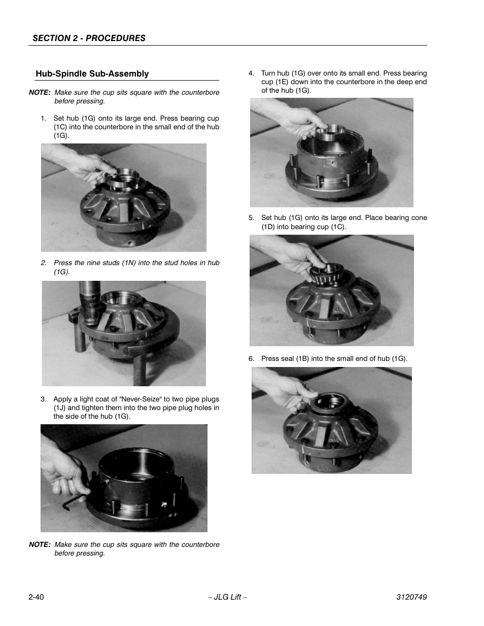 JLG 450AJ ANSI Service Manual User Manual | Page 58 / 152