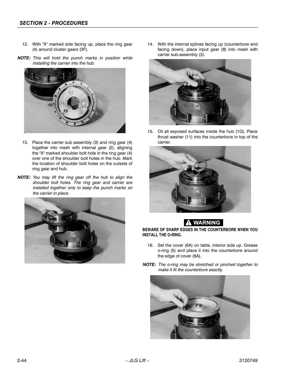 JLG 450AJ ANSI Service Manual User Manual | Page 62 / 152