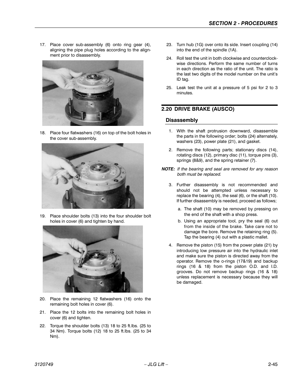 JLG 450AJ ANSI Service Manual User Manual | Page 63 / 152