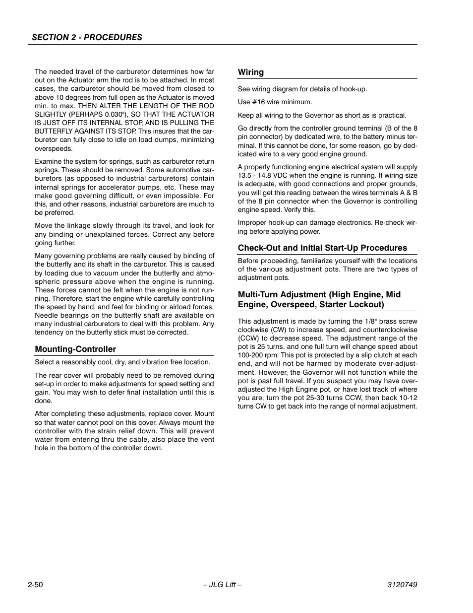 JLG 450AJ ANSI Service Manual User Manual | Page 68 / 152