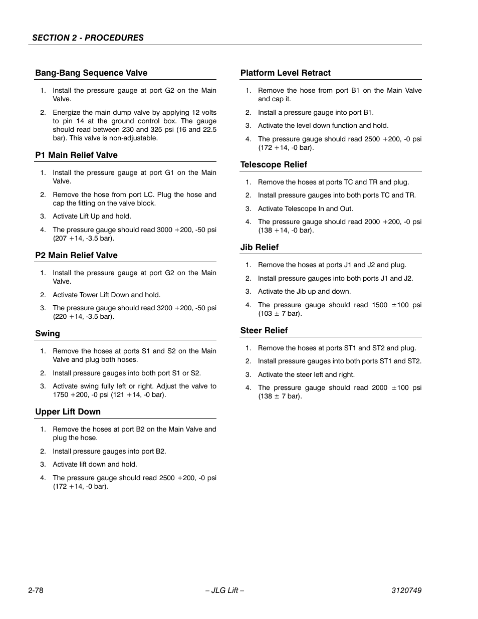 JLG 450AJ ANSI Service Manual User Manual | Page 96 / 152
