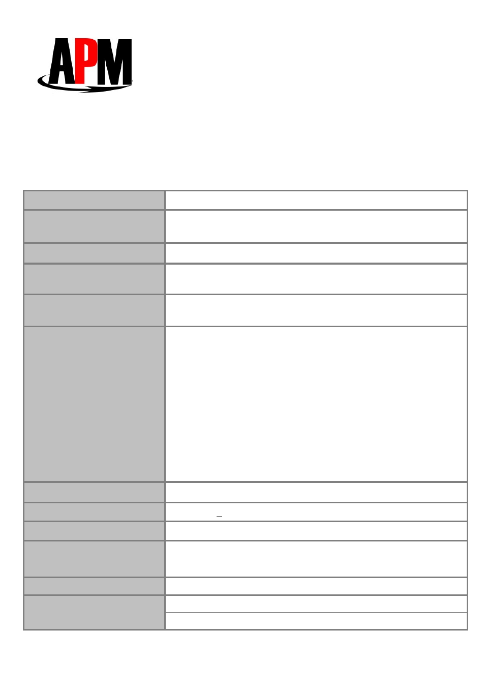 APM ABR-24005g User Manual | Page 2 / 2