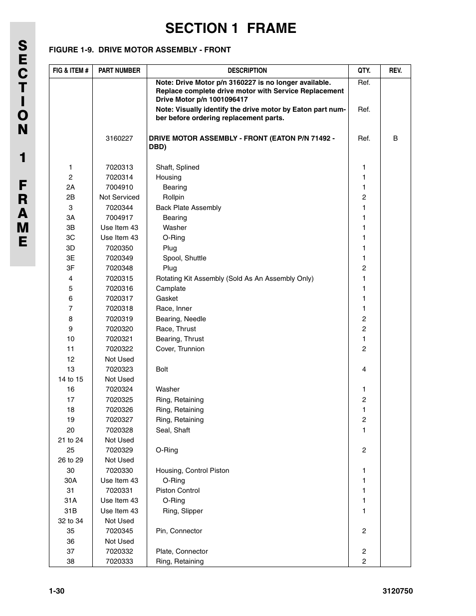 JLG 450AJ ANSI Parts Manual User Manual | Page 36 / 266