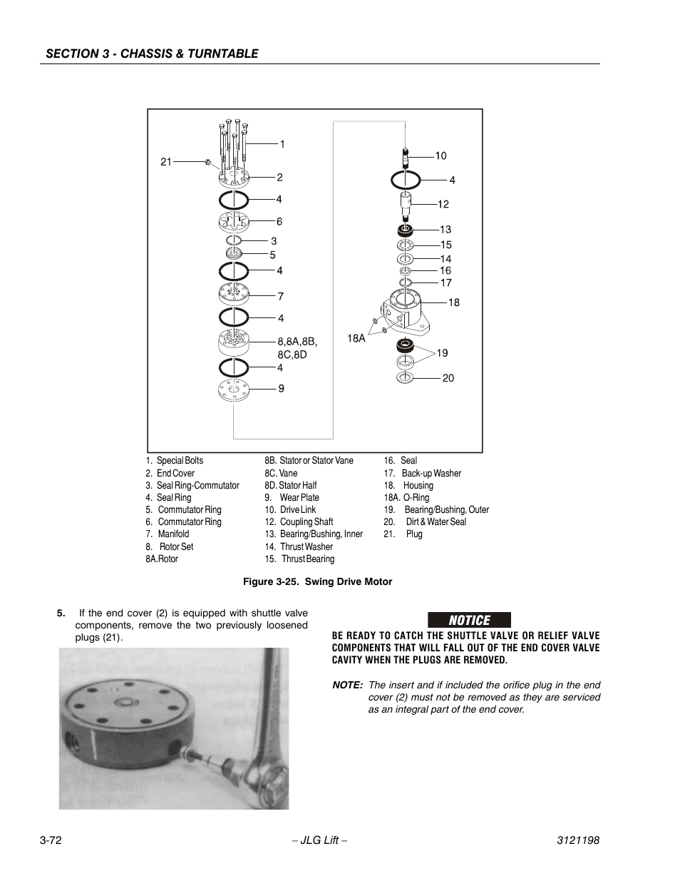 Swing drive motor -73 | JLG T350 Service Manual User Manual | Page 108 / 230