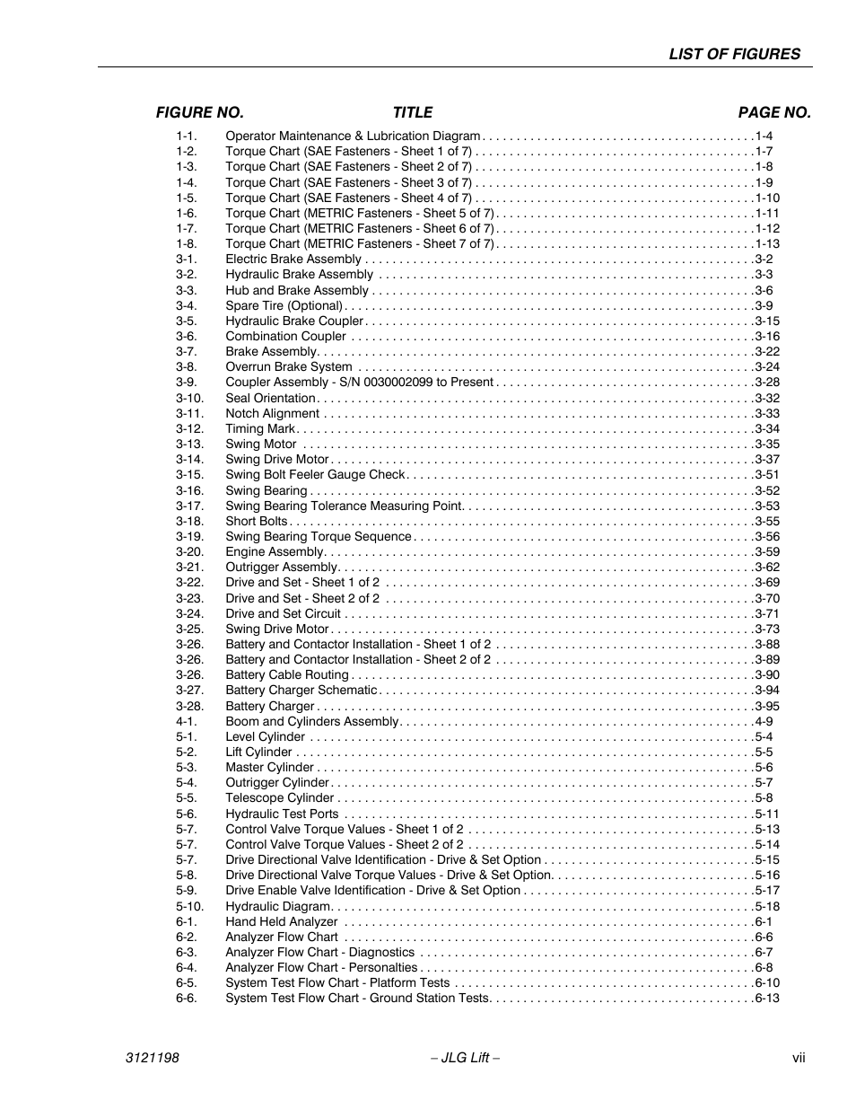 JLG T350 Service Manual User Manual | Page 11 / 230
