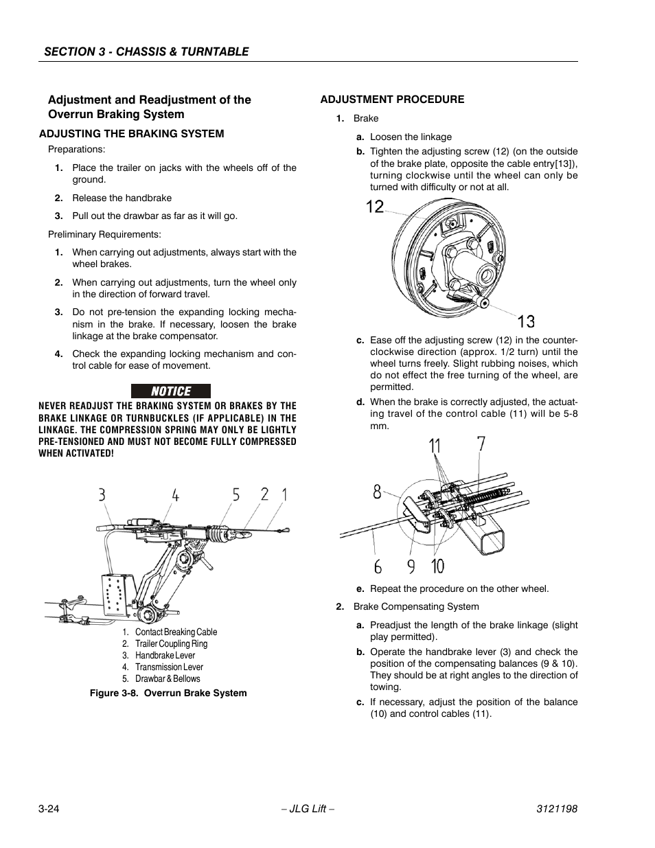 Overrun brake system -24 | JLG T350 Service Manual User Manual | Page 60 / 230