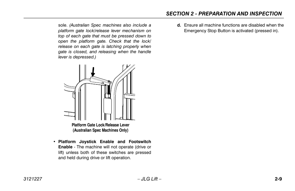 JLG 10MSP Operator Manual User Manual | Page 27 / 96