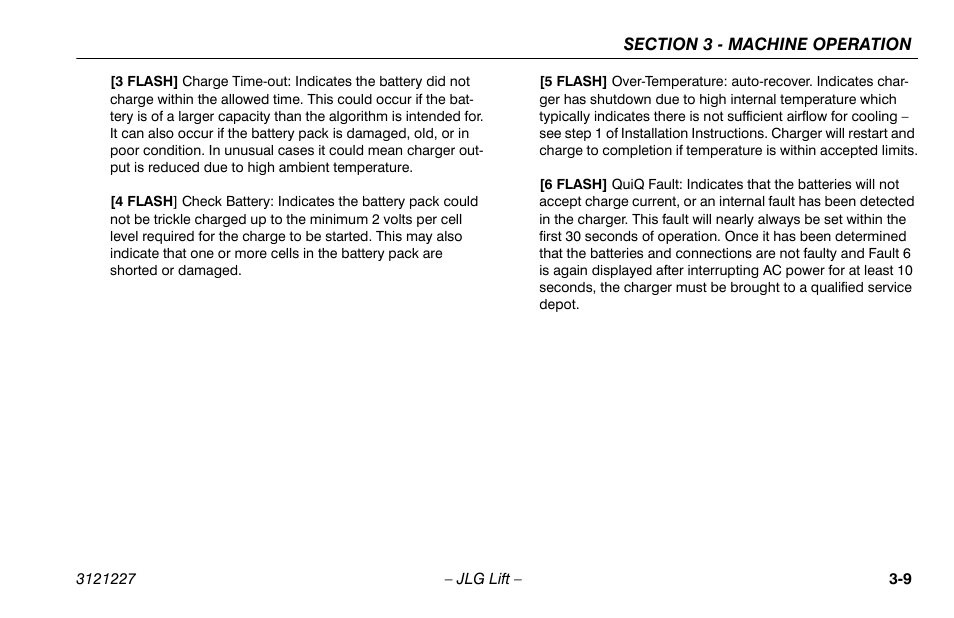 JLG 10MSP Operator Manual User Manual | Page 37 / 96