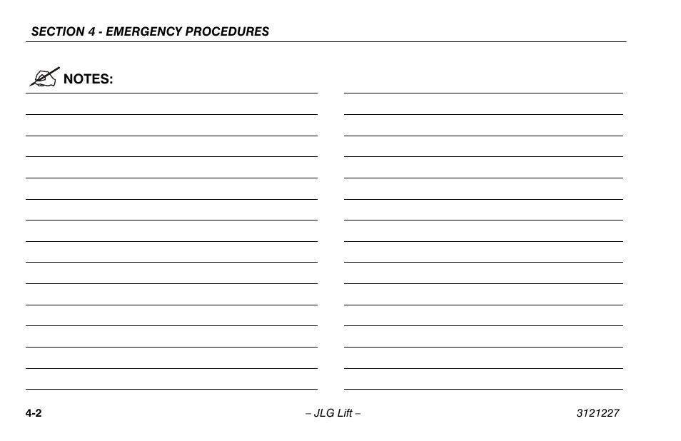 JLG 10MSP Operator Manual User Manual | Page 74 / 96