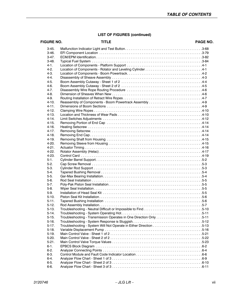 JLG 601S ANSI Service Manual User Manual | Page 13 / 244