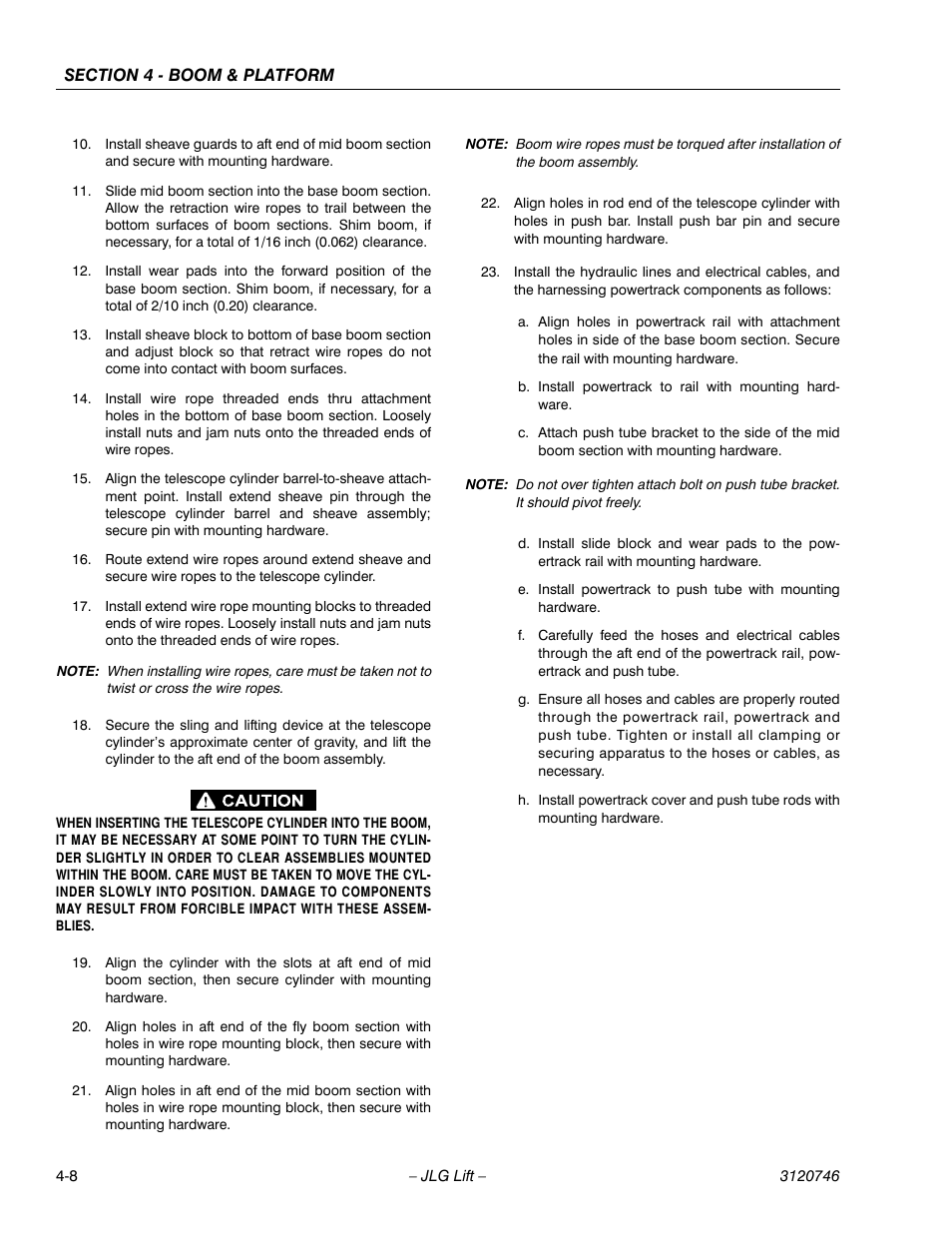 JLG 601S ANSI Service Manual User Manual | Page 136 / 244