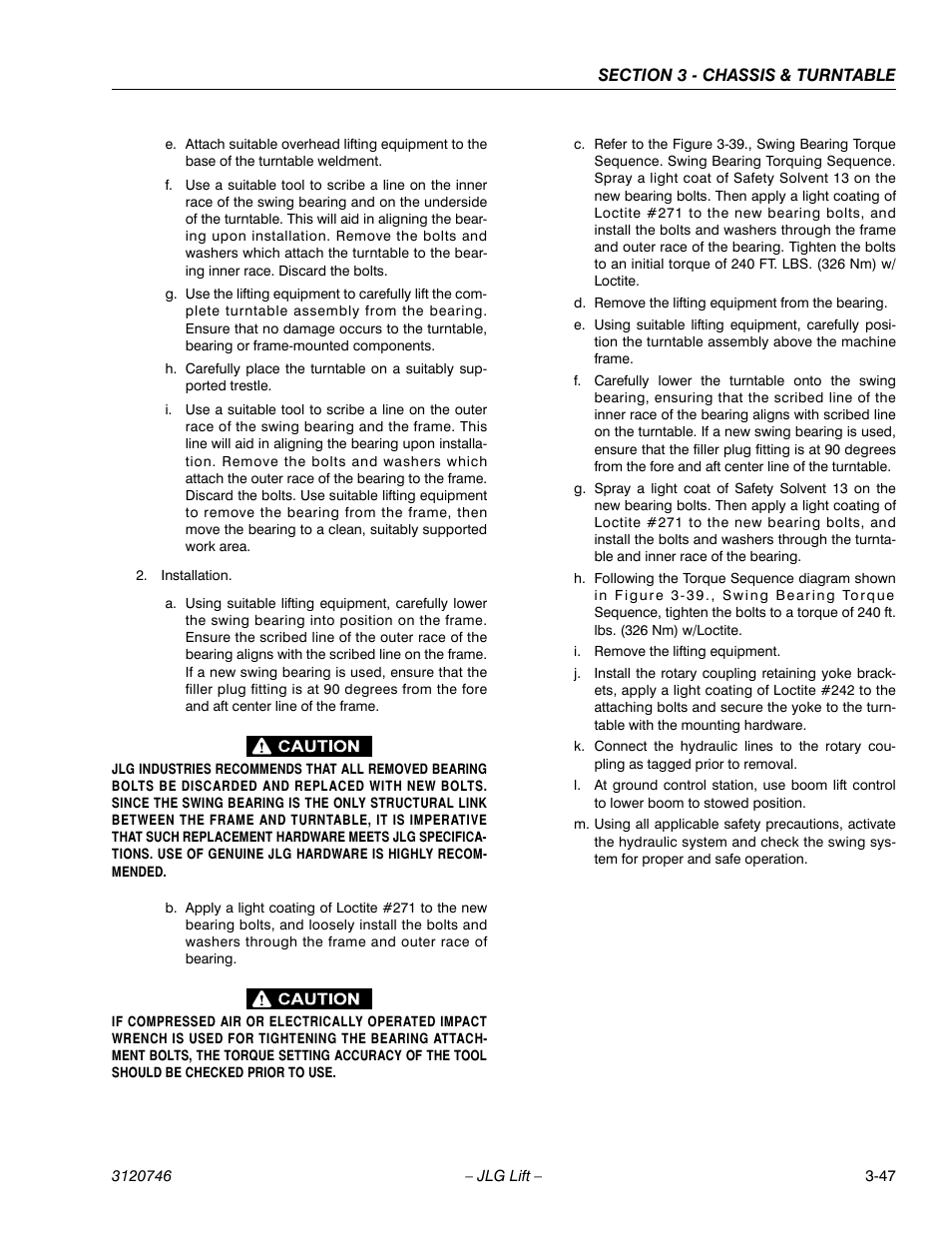 JLG 601S ANSI Service Manual User Manual | Page 87 / 244