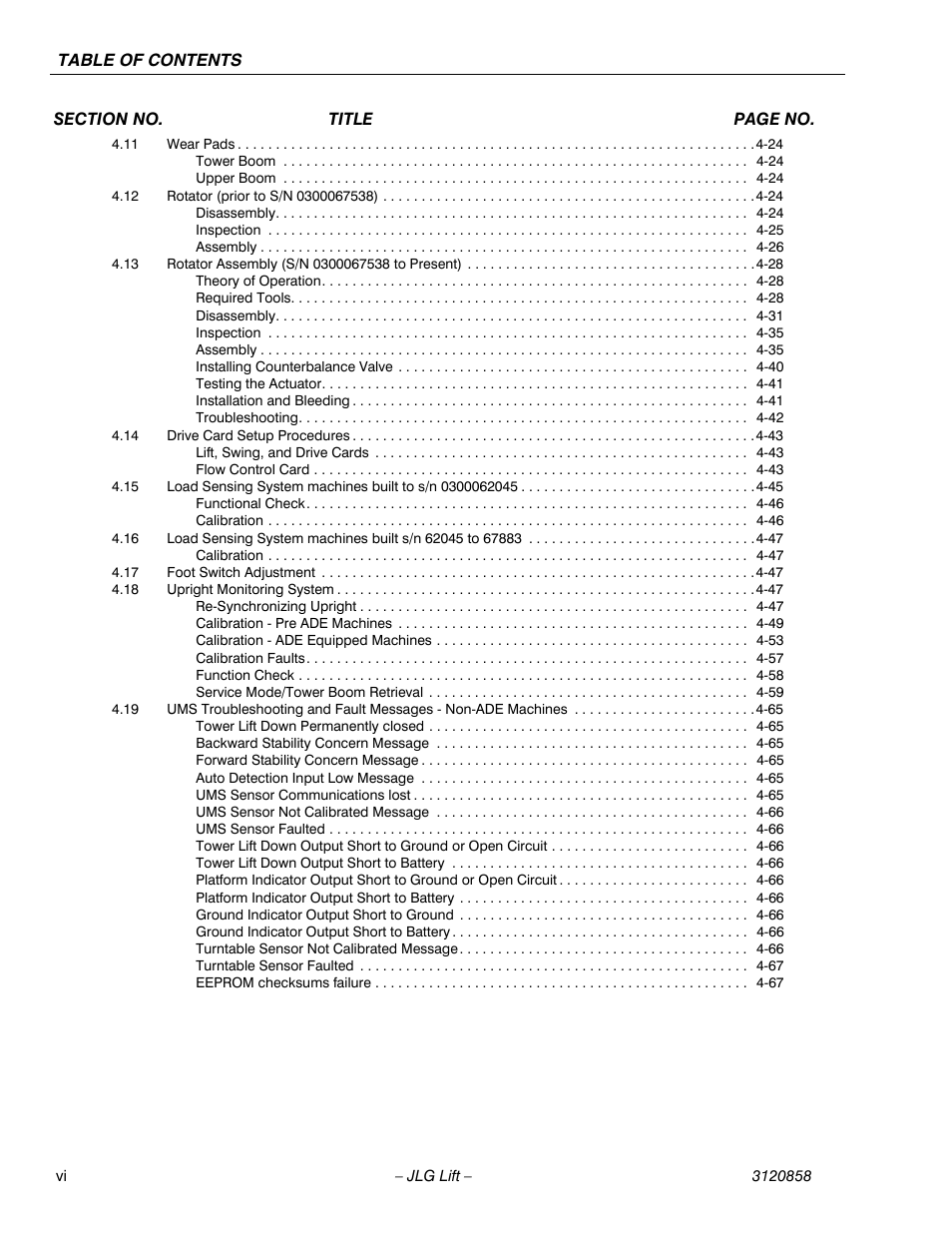 JLG 800A_AJ Service Manual User Manual | Page 10 / 466
