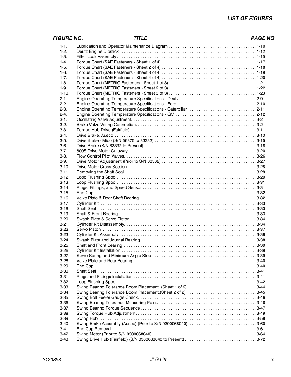 JLG 800A_AJ Service Manual User Manual | Page 13 / 466