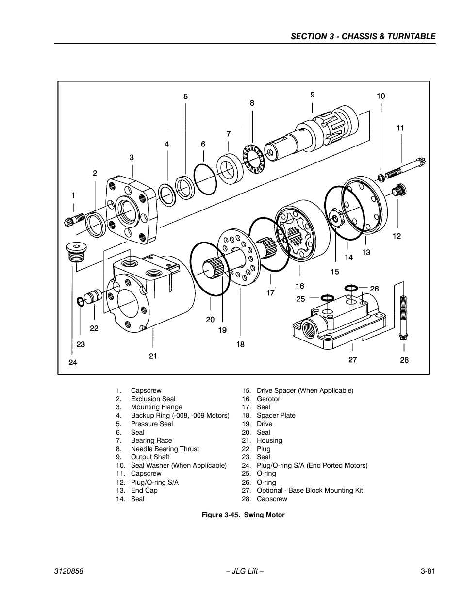 Swing motor -81 | JLG 800A_AJ Service Manual User Manual | Page 137 / 466