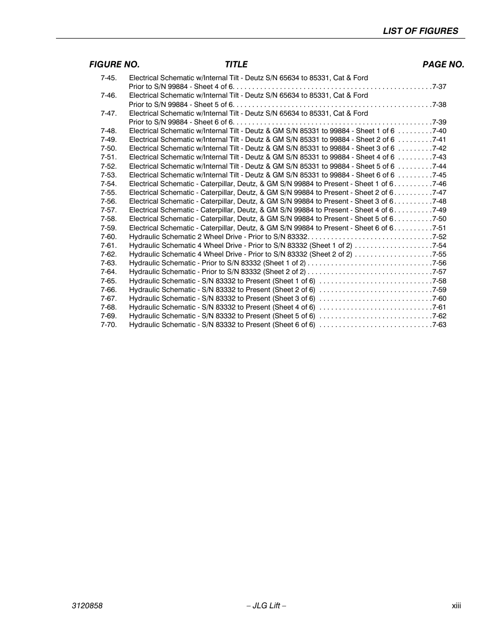 JLG 800A_AJ Service Manual User Manual | Page 17 / 466