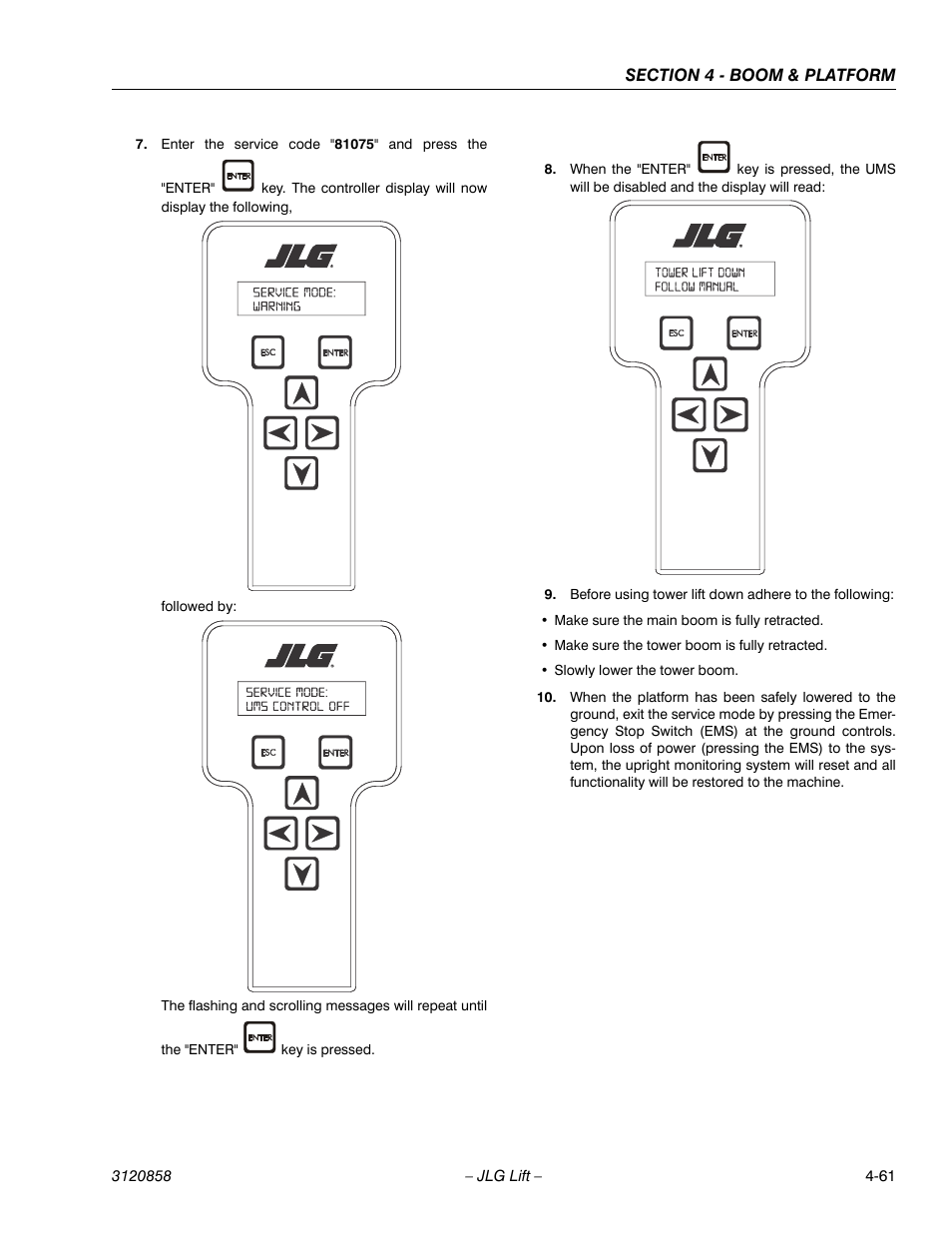 JLG 800A_AJ Service Manual User Manual | Page 275 / 466