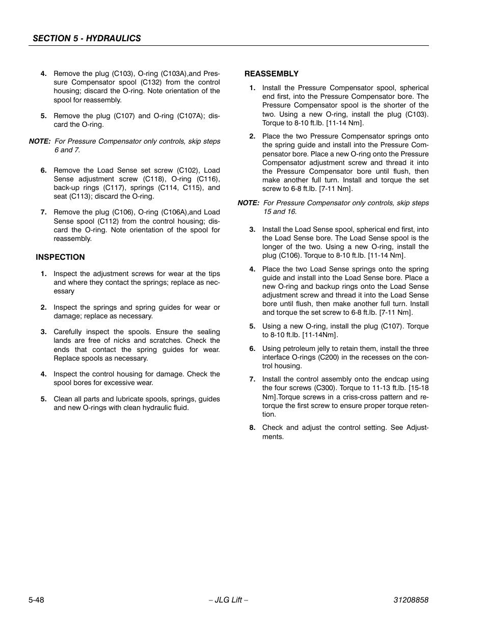 JLG 800A_AJ Service Manual User Manual | Page 330 / 466